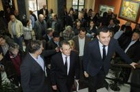 El artista silledense inaugur� muestra antol�gica con 61 obras en la Casa da Cultura de Silleda. 