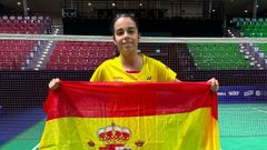 Ana Nvoa, del Club Bdminton Athlos Ourense.