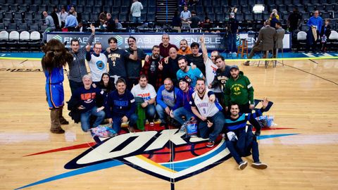 Fidel M�rquez y Jes�s Rodr�guez, de Stripes, en un viaje a Estados Unidos