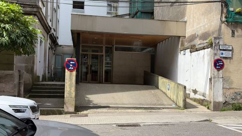 Entrada por urgencias del ambulatorio de la plaza de Espa�a. 