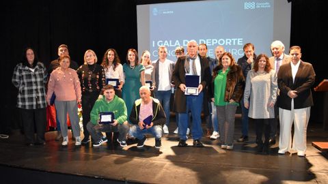 Imagen de archivo de la primera gala del deporte de Muros.