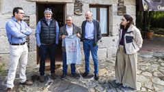Visita de Luis Menor a Beariz.