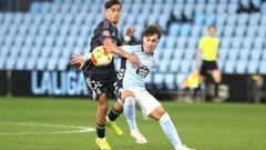Capde, durante el partido entre Celta Fortuna y Real Madrid Castilla.
