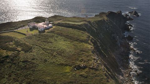 Faro de Estaca de Bares, en Man.