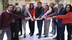 Besteiro con cargos y candidatos del PSOE al Congreso y el Senado el 29N