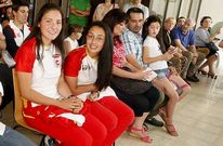 Da Costa y Morison, en el homenaje que recibieron tras su bronce en el Campeonato de Europa. 