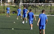 Los jugadores del Pontevedra le confieren al derbi de ma�ana una especial relevancia. 