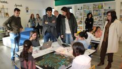 Judith Fern�ndez particip� en el acto de inauguraci�n de la biblioteca del colegio