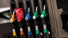 Surtidor en una gasolinera de Francia, donde algunas estaciones de servicio ya se est�n quedando sin combustibles.