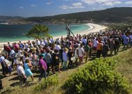 La fiesta de Santa Rosa llevar� a los vecinos de Laxe hasta el monte Cornaceiras. 