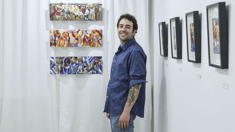 El pintor Alejandro Mosquera