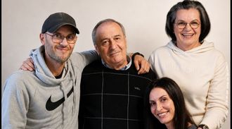 De izquierda a derecha, Mart�n V�zquez, Aniceto V�zquez, Sara V�zquez e Isabel Ba�o