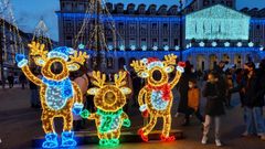 As� es la iluminaci�n navide�a en Ferrol