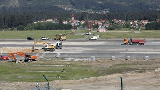 Imagen de archivo de las obras en la pista de Peinador