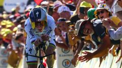 Remco Evenepoel en la contrarreloj.