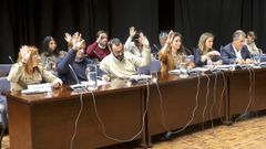 Tal y como hab�a hecho en la comisi�n de Facenda, el PP vot� en contra de la modificaci�n de cr�dito pese a incluir fondos para el Gran Montecelo