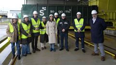 La conselleira �ngeles V�zquez, de visita a las instalaciones de Sogama en Curtis