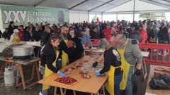 Mazaricos se dio un fest�n con el bolo do pote