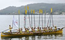 El barco de Amegrove repiti� la imagen del triunfo en Mugardos. 
