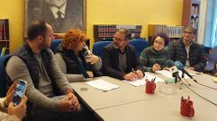 Los socialistas comparecieron para realizar una valoraci�n de los presupuestos