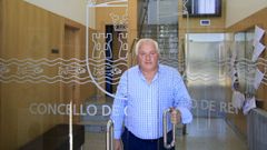 El alcalde de Outeiro de Rei, Jos� Pardo, en una foto de archico