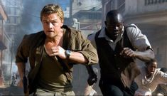 DiCaprio y Djimon Hounsou, en una escena de �Diamante de sangre�.