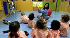 Imagen de archivo en la escuela infantil ABC, que forma parte del programa.