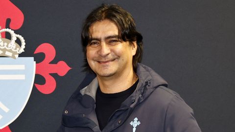 El director de f�tbol del Celta, Marco Garc�s.