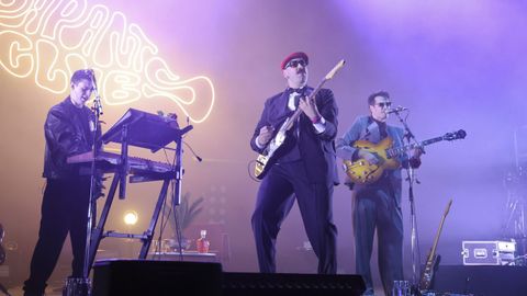 The Rapants no inicio do seu concerto no Fontes do Sar de Santiago.