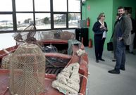 La jefa de Costas y el alcalde visitaron ayer el acuario, que se derribar� en cuanto lo apruebe la corporaci�n municipal. 