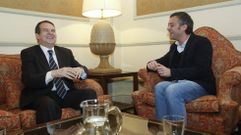 ENCUENTRO DE ABEL CABALLERO Y XULIO FERREIRO 