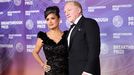 Salma Hayek junto a su marido Fran�ois-Henri Pinault en una ceremonia de gala en abril