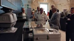 Inauguraci�n  de la nueva sala de dedicada a la electricidad, la electr�nica y las comunicaciones en los buques