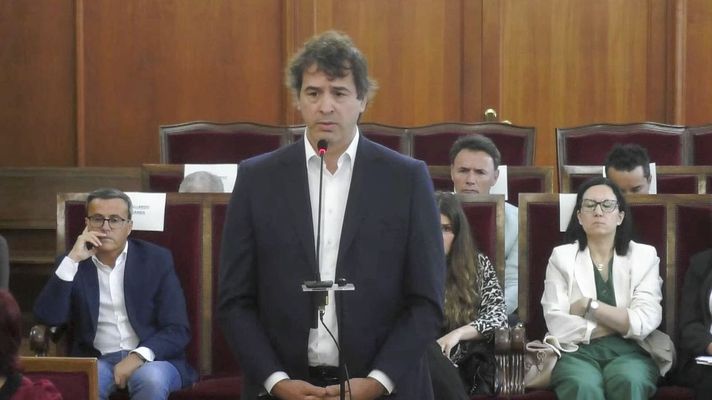 David S�nchez, declarando ante el juez de Badajoz