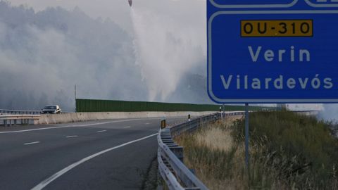 Imagen de archivo de la A-52 en Vilardevós.