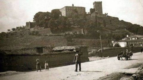 La calle de la Pe�a, ahora Doctor Casares, foto de la �poca de la colecci�n de Arthur Ginnings