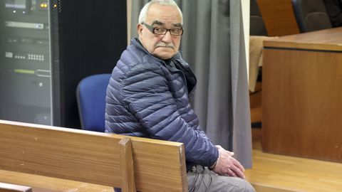 Alfredo S�nchez Chac�n en el primer juicio en Ferrol