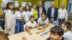 Visita institucional, con Valent�n Garc�a, ao colexio Canosa-Rus, este martes 