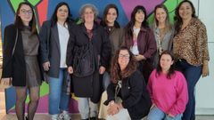 Alcaldesas y concejalas gallegas asistentes al Encuentro Internacional de Mujeres Electas que se celebra en Palma de Mallorca, entre ellas las muradanas Mara Lago y Laura Rivadeneira y las pobrenses Amparo Cerecedo y Patricia Lojo.