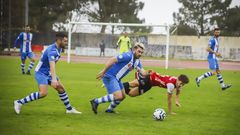 �As� se vivi� el derbi barbanzano entre el Puebla y el Noia!