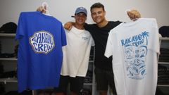 Iv�n Ortigueira y Nico L�pez, creadores de la firma de dise�o de ropa Rakayo.Crew