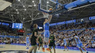 Brankovic en una acci�n ofensiva ante el Joventut