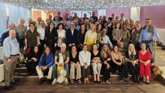 Exalumnos de Maristas que este a�o cumplen 60 a�os, reunidos en A Coru�a