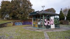 El abandono del mirador del Mi�o en Lugo