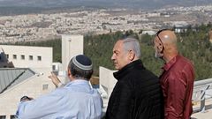 Netanyahu visit� este martes el asentamiento de Alon Shvut 