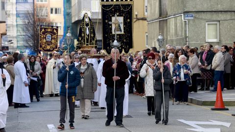 Viacrucis procesional de la parroquia de San Francisco Javier de A Coru�a