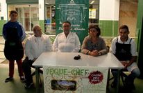 Iglesias, Rodr�guez, Bat�n y Guti�rrez presentaron el acto, junto a uno de los potenciales alumnos.