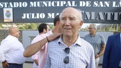 Julio Mato, Matito, el d�a que el estadio del Noia pas� a llevar su nombre.