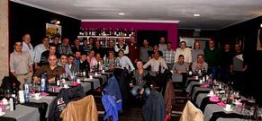 En la cena anual se reunieron antiguos y actuales operarios de la firma de San Cibrao, Cotelsa.