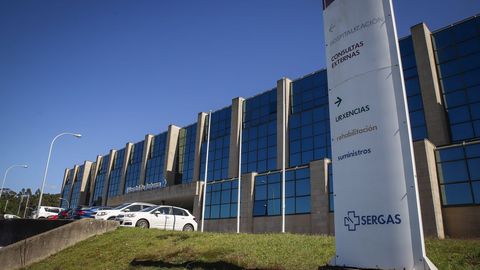 En el Hospital Comarcal da Barbanza, en la imagen, estn ingresadas cinco personas